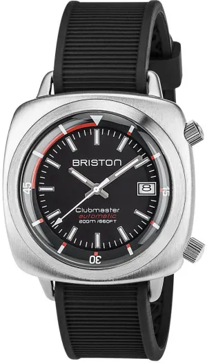 Briston Watch Clubmaster Diver Brushed Steel