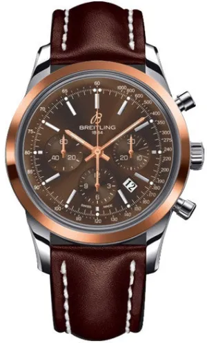 BRT Watch Transocean Chronograph Red Gold