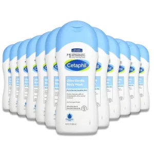 Cetaphil - Ultra Gentle Body Wash Fragrance Free  16.9 Oz - 12 Pack