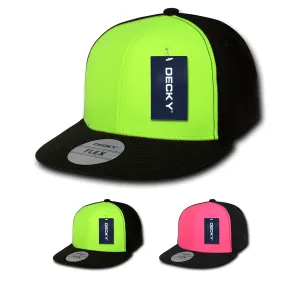 Decky 874 Neon Flat Bill Flex Cap