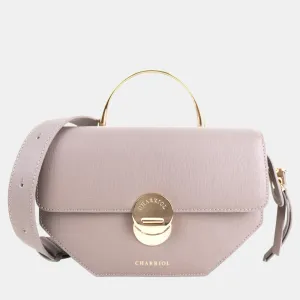 Grey Leather Cetic Legacy Crossbody