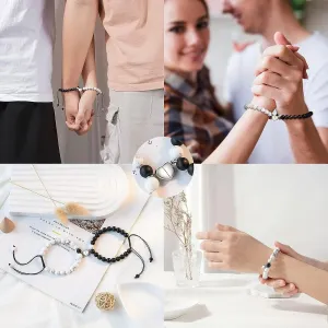 Matching Couple Bracelets - Magnetic Connecting Love Bracelets