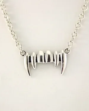 Metal Fang Necklaces