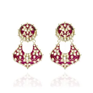 Nida Meenakari Earrings