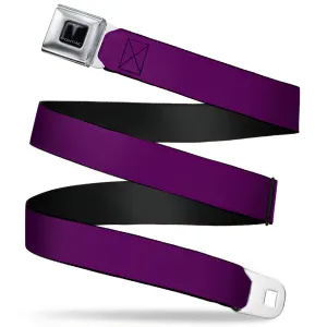 Pontiac Seatbelt Belt - Purple Webbing