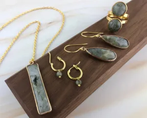 SpotLight Jewelry - Labradorite Jewelry Set - Gemstone Jewelry