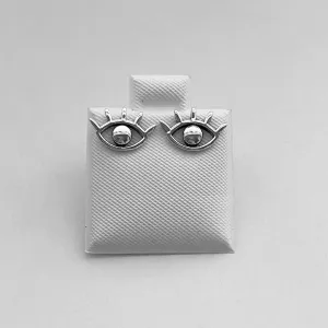 Sterling Silver All Seeing Eye Earrings, Protector Earrings, Silver Earrings, Stud Earrings